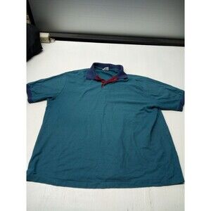 Vintage 1990s Single Stitch Screen Mates Polo Short Sleeve 2XL Shirt USA